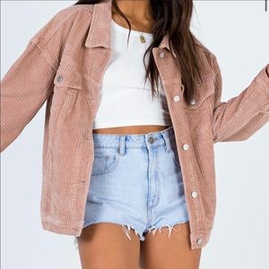 Princess polly pink corduroy jacket